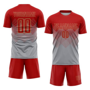 Custom Retro Soccer Breathable Lightweight Polyester soccer Kits