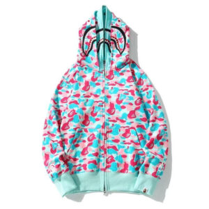Custom Unisex Shark Head Double Hat Cotton Jacket Manufacturer